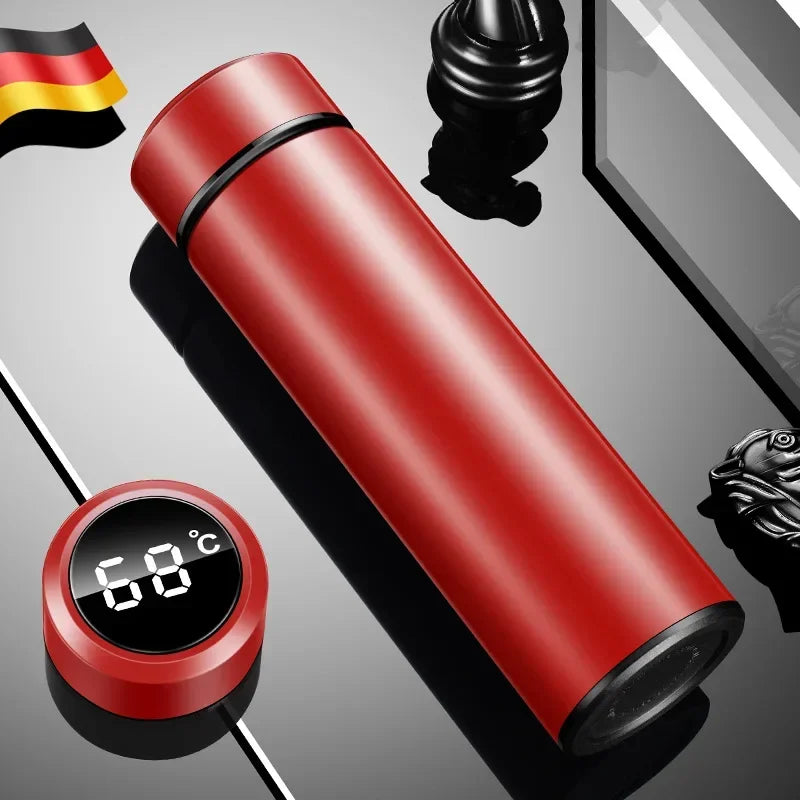 Smart Digital Thermos with LED Temperature Display