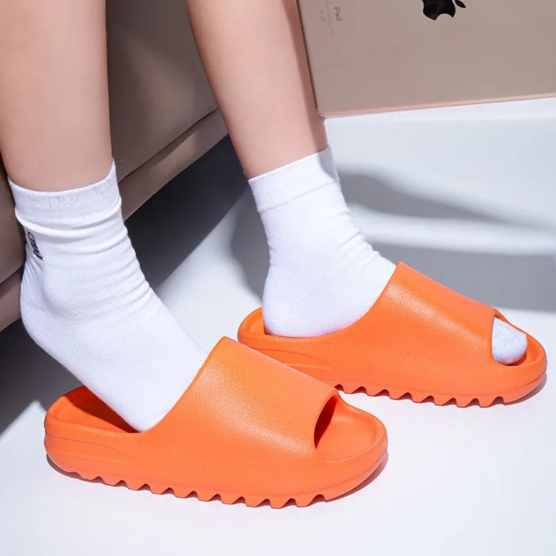 Ergonomic Cloud Slippers with Thick Anti-Slip Sole