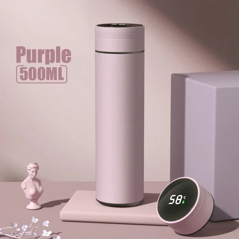 Smart Digital Thermos with LED Temperature Display