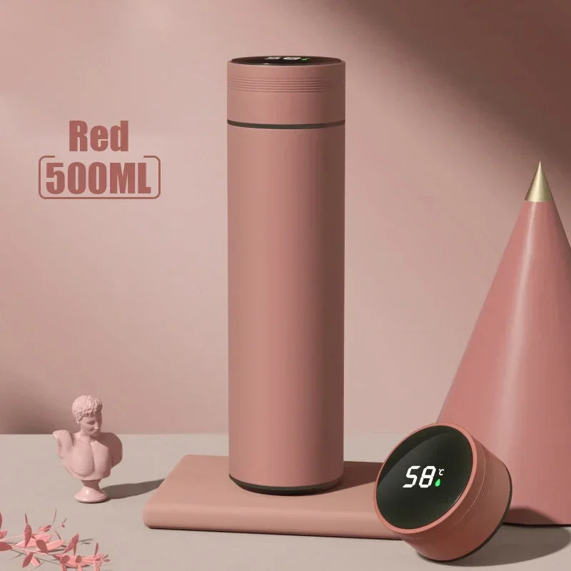 Smart Digital Thermos with LED Temperature Display