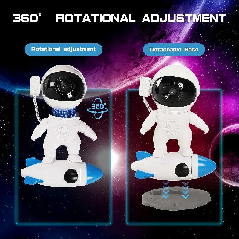 Astronaut Galaxy Projector with Remote Control