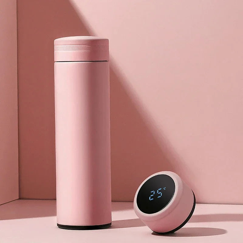 Smart Digital Thermos with LED Temperature Display