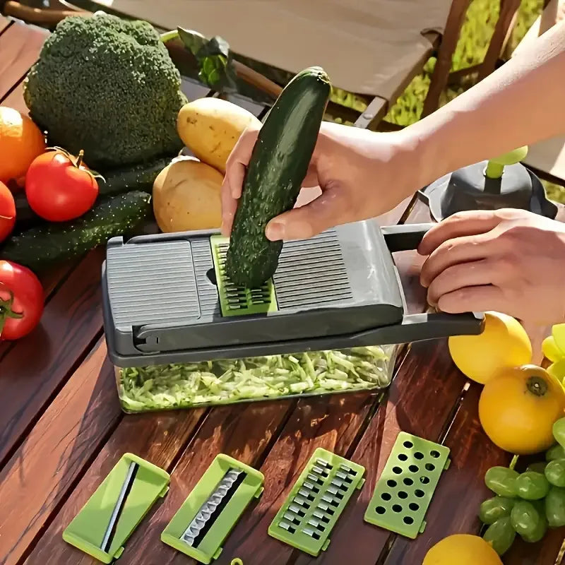 8-in-1 Multifunctional Vegetable Chopper and Slicer